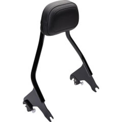 COBRA Detachable Backrest  Black Short Harley FLH Glide Classic Road King 97-07