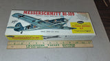 VTG GUILLOW'S MESSERSCHMITT BF-109 GERMAN WW2 FIGHTER PLANE-BALSA WOOD-COMPLETE