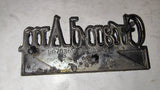 1973-1975 Pontiac Grand Am Trunk Lid Nameplate Emblem 9676369 P3342