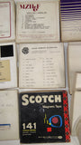 Vintage Reel to Reel Tape Lot Adver-Tunes Scotch 141 MZH&F Radio Promo Tapes