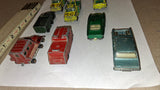 Vintage Matchbox Lesney Diecast Lot Ferrari Berlinetta Ford Zodiac Fire Truck