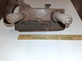 Antique A Howland NY No 88 Wood Screw Arm Plow Plane Primitive Repair Decor Tool