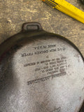 Wagner 10 1/2" Cast Iron Chicken Frying Pan 1891 Collectible USA 100 years Comm