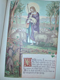1900 Victorian Family Bible AJ Holman Parallel Leather Metal Clasps Apocrypha