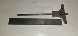 Vintage General Hardware Machinist Tool Lot - Depth/Angle Gauge No. 444, Steel R