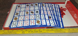 Vtg Po-Ke-No Poker Keno Board Game US Playing Card Co Complete 12 Boards