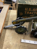 vintage 1950s Marx U.S. Army Tractor Howitzer Tin Toys Litho Orig Box Military