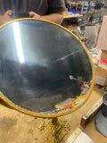Vintage Gold Toned Vanity Double-Sided Mirror Victorian Art Nouveou Antique 1900