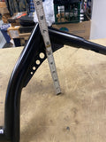 Black Mini Ape Hanger Motorcycle Handlebar 10" 35" Webbed Chopper Harley Custom