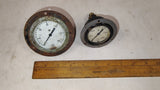 Vintage Industrial Pressure Gauge Lot (4) US Gauge Marsh Steampunk
