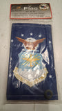 Pro Pad Inc 6" x 9" USAF Flag Double Sided Motorcycle Flag Sleeve Fits 3/8" Pole