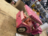 Vintage 1962 Tonka Surrey Pink Jeep Canopy Elvis Movie 350 Toy W spare Tire!