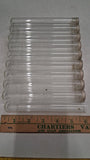 Vintage Glass Display Vials Lot (10) 5.75" x 3/4" Sample Storage Craft Tubes