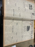 Johnstown Democrat 1938 Advertising hardcover archival library newspaper bound