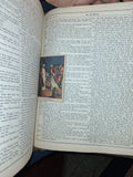 1900 Victorian Family Bible AJ Holman Parallel Leather Metal Clasps Apocrypha