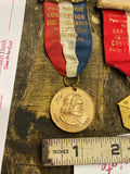 1936 Sons of Columbus medal features a "High Patron" Badge medallion Souvenir