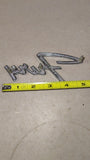 1965-1967 Plymouth Fury Fender Emblem Script Trim OEM Mopar 2524233