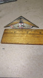 1956 Chevy Nomad V8 Under Taillight Chrome Emblem Badge OEM 200104