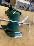 Memphis Shades Windshield Blue trim Motorcycle mep501 Quick Detach honda kawasak