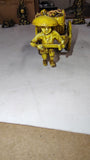 Vintage Japanese Celluloid Seven Lucky Gods Figurines & Barrel Cart Set