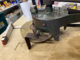 vtg Keystone Iron City hand-crank bench grinder Pittsburgh Pa Tools Collectible!