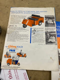 Cushman Motor 780 730 Truckster Dealer Pamphlet Brochure Vintage Electric Scoote