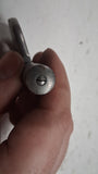 120 Yr Old Starrett No 201 1 Inch Micrometer 3-Band Knurling 1897 Pat Decimal