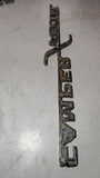 Vintage OEM Dodge Camper Special Truck Fender Emblems Badge Pair 1969-1971