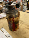 Black Silk Stove Polish Advertising Tin Can JL Prescott Vintage Collectible 40's