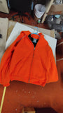Vintage Muleskins Blaze Orange Heavy Zip Hoodie & Nordic Gear Fleece