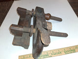 Antique A Howland NY No 88 Wood Screw Arm Plow Plane Primitive Repair Decor Tool