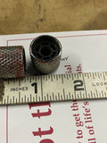 Pair Chrome Knurled Barrel Guitar Control Knobs Electric Vtg Allparts or Gotoh?