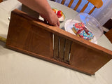 Vintage Wood Cabbage Slaw Cutter with Box | Original Kraut Cutter Tool