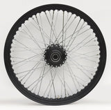Ultima 21X2.15 SD 1" Axle Black Chrome 60 Spoke Front Wheel Billet Hub Harley