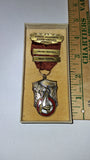 1956 Blackinton Fifty Yards Off Hand Shooting Medal Loyal Hanning Rifle W/ Box