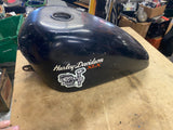 Harley XLX Ironhead Sportster Fuel Gas Tank Black 82-03 Chopper Peanut Factory