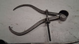 Vintage Starrett 6 Inch Outside Caliper & Brown Sharpe Inside Caliper Tool Lot