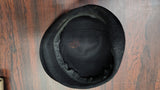 Vintage Berkshire Black Wool Felt Hat Body Base Hood Millinery Craft Supply
