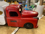1940s Structo Pressed Steel Garbage Truck - Vintage City of Toyland Tin Toy19"