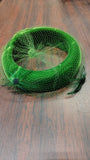 Vintage Green Velvet Pillbox Hat Birdcage Veil Bow Fascinator 1950s 1960s