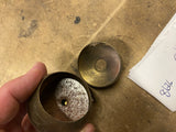 Harley Shovelhead Vtg Accessory Brass Trim Balls Grips Axle Covers Panhead Bed 8