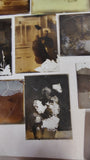 Antique Glass Plate Negatives Lot Vintage Family Portraits Ephemera 1920s