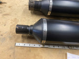 Harley CVO Screamin Eagle Titanium Exhaust Slip-Ons Carbon fiber Touring Glide
