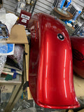 Paint Set Softail tank Bobtail Rear fender Custom 2004^ Candy red Twin Cam FXST