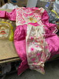 Vintage Cinderella Halloween Costume Set Dress Mask Box Medium 8-10 Collegeville
