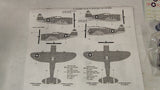 Vtg Lindberg 70959 Legends of the Sky WW2 Fighter Model Kit 1:72 Scale In Box