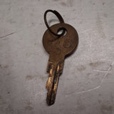 Vintage British Chrome Locking Gas Cap Key Made in England MG Triumph BSA Jaguar