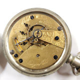 Vintage Elgin Pocket Watch Indian Motorcycle Key Fob 1920's Chief Scout antique
