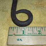 Museum Quality Antique Hand Forged Iron Ox Yoke Key Primitive Americana Art 1800