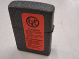 MINT 2010 Precision Pipeline Zippo Lighter – Unstruck Iron Stone/Crackle Finish